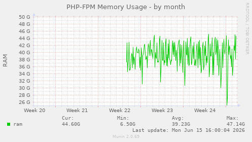 PHP-FPM Memory Usage