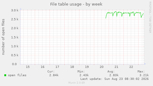 File table usage